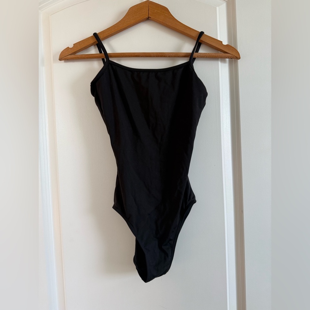Bloch Women’s Petite Black Spaghetti Strap Leotard